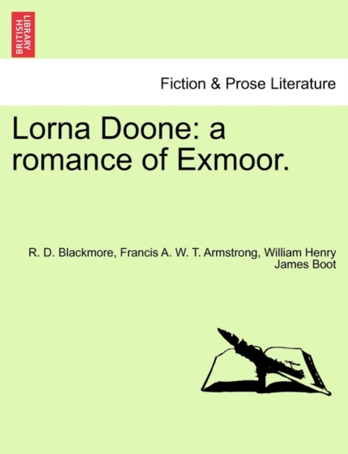 Lorna Doone : a romance of Exmoor., Paperback / softback Book