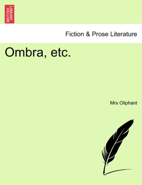 Ombra, Etc., Paperback / softback Book