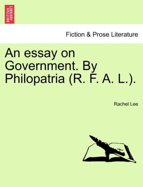 An Essay on Government, Paperback / softback Book