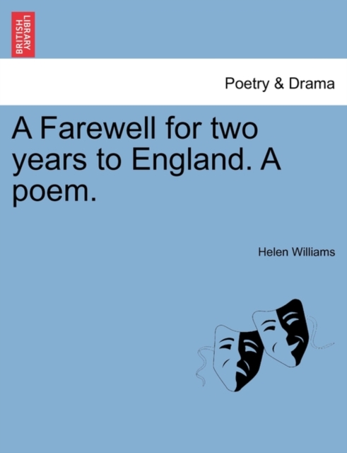A Farewell for Two Years to England. a Poem., Paperback / softback Book