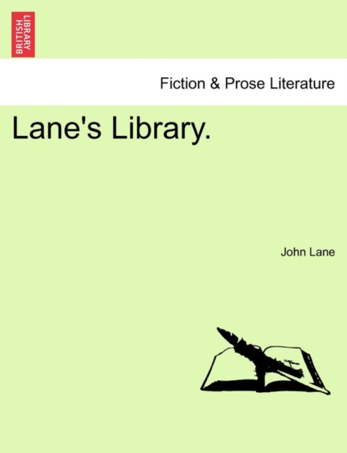 Lane's Library., Paperback / softback Book