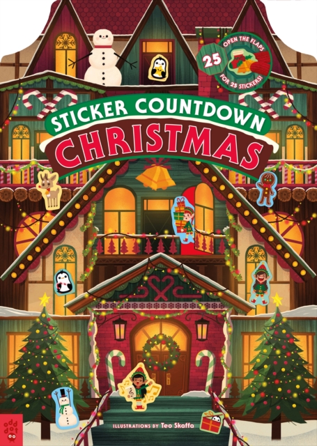 Sticker Countdown: Christmas, Hardback Book
