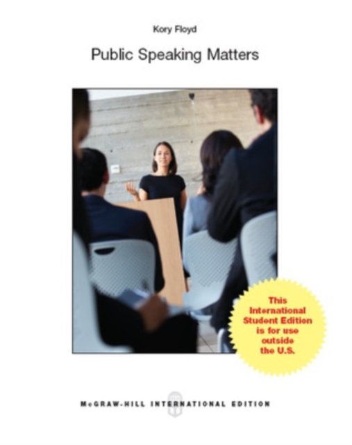 Public Speaking Matters (Int'l Ed), Paperback / softback Book