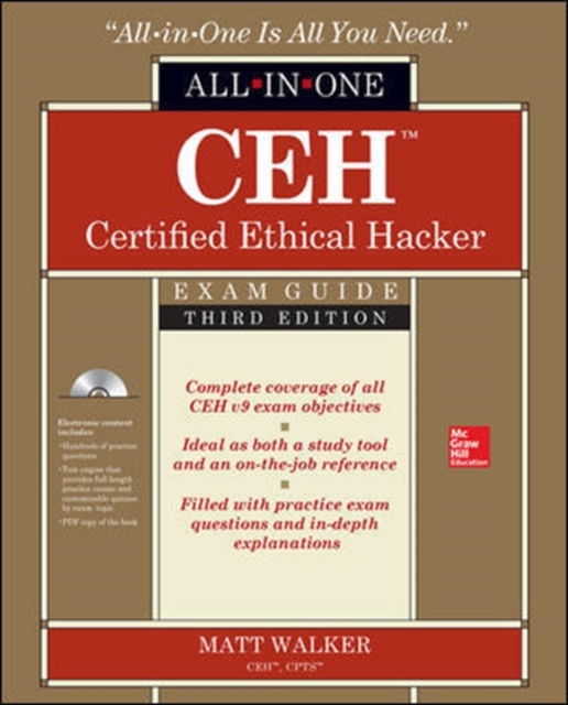 CEH Certified Ethical Hacker All-in-One Exam Guide, Third Edition, Book Book