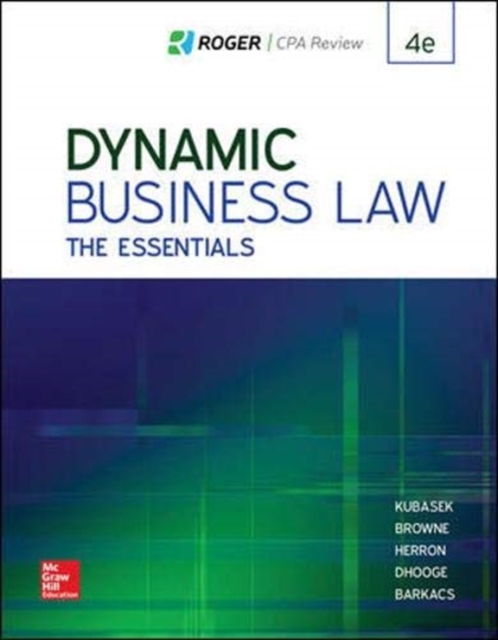 Dynamic Business Law: The Essentials, Paperback / softback Book