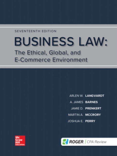 Business Law: The Ethical, Global, and E-Commerce Environment, Paperback / softback Book
