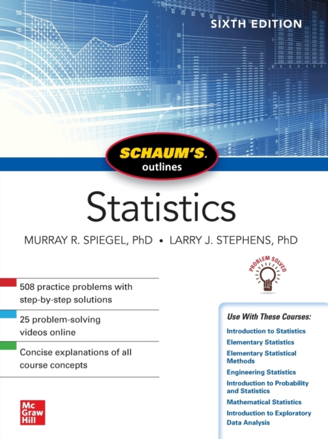 Schaum's Outline of Statistics, Sixth Edition, Paperback / softback Book