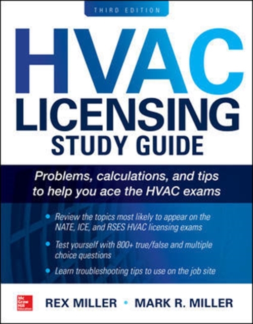 HVAC Licensing Study Guide, Third Edition, Paperback / softback Book