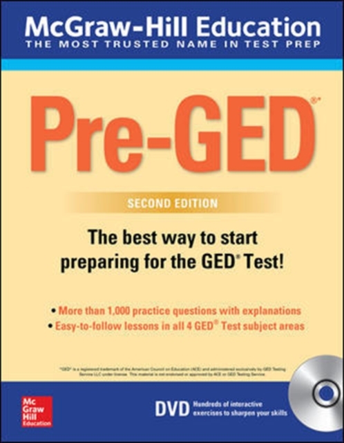 McGraw-Hill Education Pre-GED with DVD, Second Edition, Paperback / softback Book