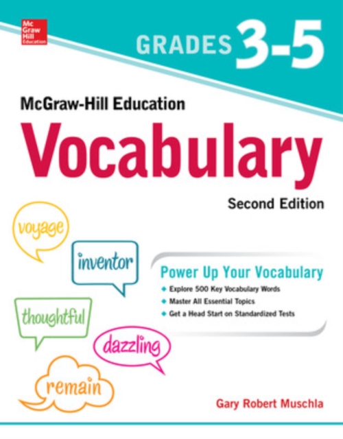 McGraw-Hill Education Vocabulary Grades 3-5, Second Edition, Paperback / softback Book