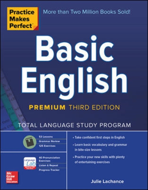 Practice Makes Perfect: Basic English, Premium Third Edition,  Book