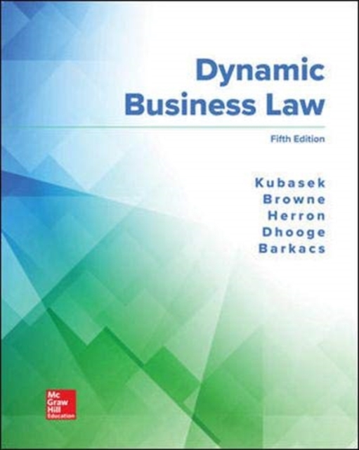 Dynamic Business Law, Hardback Book