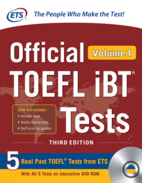 Official TOEFL iBT Tests Volume 1, Third Edition, Mixed media product Book