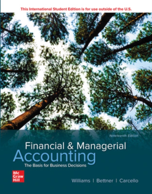 ISE Financial & Managerial Accounting, Paperback / softback Book