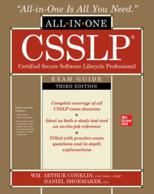 CSSLP Certified Secure Software Lifecycle Professional All-in-One Exam Guide, Third Edition, Paperback / softback Book