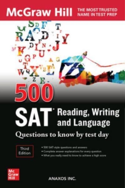 500 SAT Reading, Writing and Language Questions to Know by Test Day, Third Edition, Paperback / softback Book