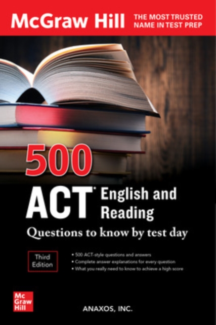 500 ACT English and Reading Questions to Know by Test Day, Third Edition, Paperback / softback Book