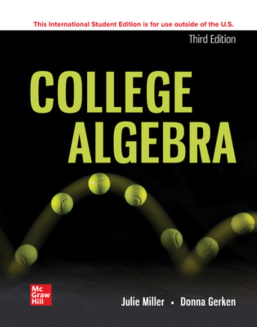 ISE College Algebra, Paperback / softback Book