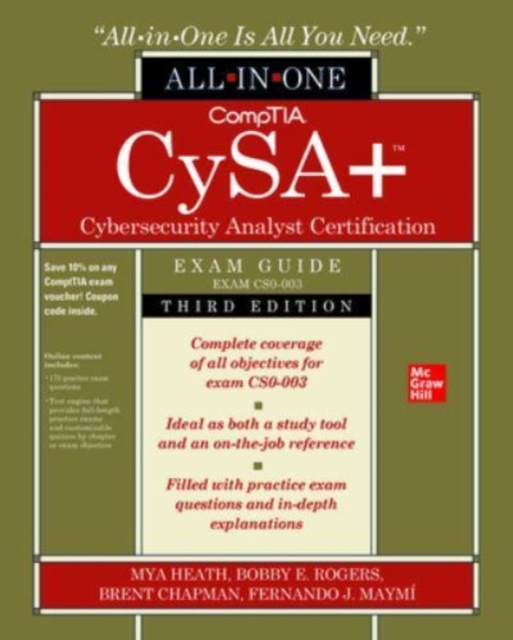 CompTIA CySA+ Cybersecurity Analyst Certification All-in-One Exam Guide, Third Edition (Exam CS0-003), Paperback / softback Book