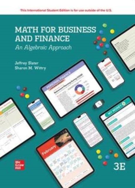 Math For Business And Finance: An Algebraic Approach ISE, Paperback / softback Book