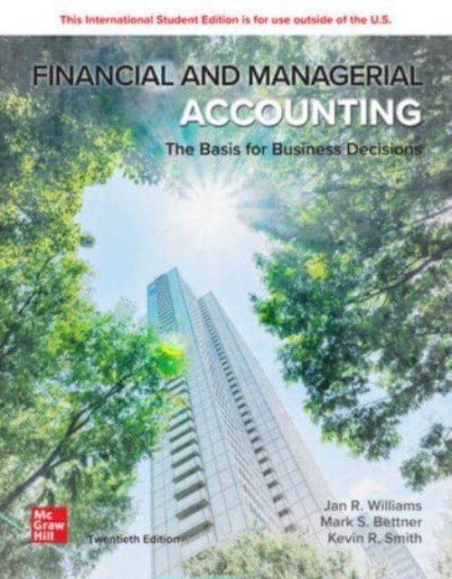 Financial & Managerial Accounting ISE, Paperback / softback Book