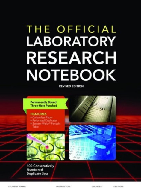 The Official Laboratory Research Notebook (100 duplicate sets), Paperback / softback Book