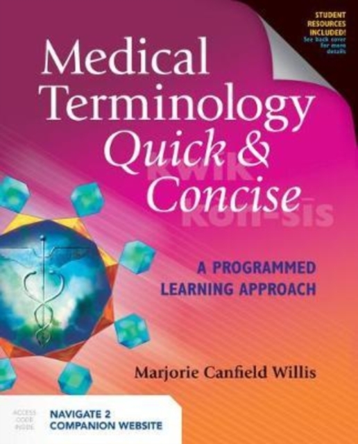 Medical Terminology Quick  &  Concise: A Programmed Learning Approach, Hardback Book