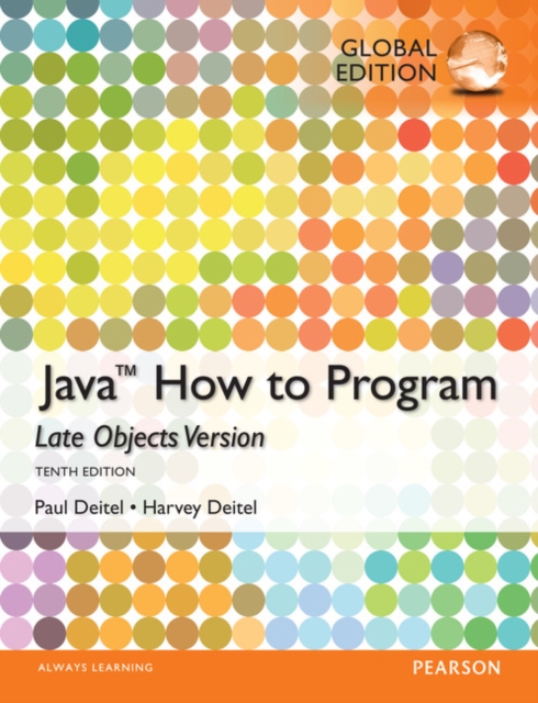 Java: How to Program (Late Objects), Global Edition, Mixed media product Book