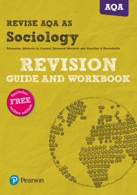Pearson REVISE AQA AS level Sociology Revision Guide and Workbook inc online edition - 2023 and 2024 exams, Mixed media product Book