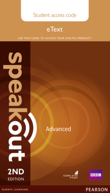 Speakout Advanced 2nd Edition eText Access Card, Digital product license key Book