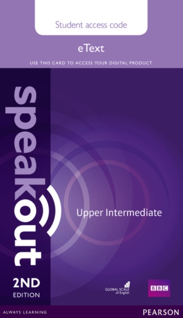 Speakout Upper Intermediate 2nd Edition eText Access Card, Digital product license key Book