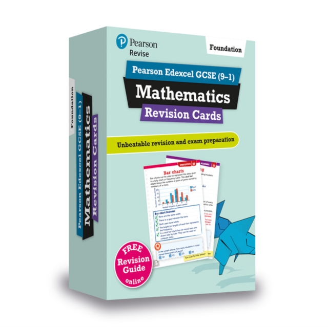 Pearson REVISE Edexcel GCSE Maths Foundation Revision Cards (with free online Revision Guide) - 2023 and 2024 exams, Multiple-component retail product Book