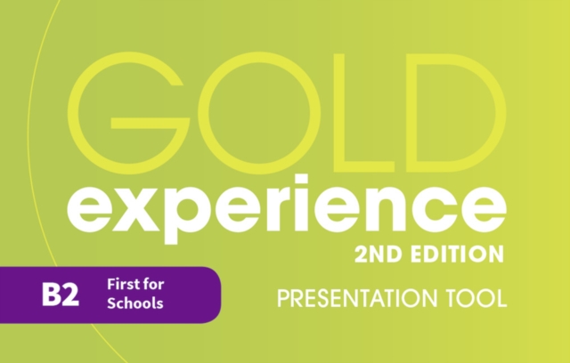 Gold Experience 2nd Edition B2 Teacher's Presentation Tool USB, Undefined Book