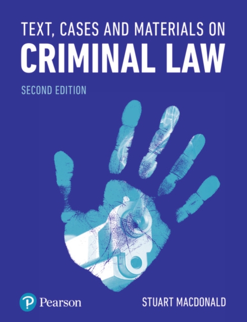 Text, Cases and Materials on Criminal Law, Paperback / softback Book