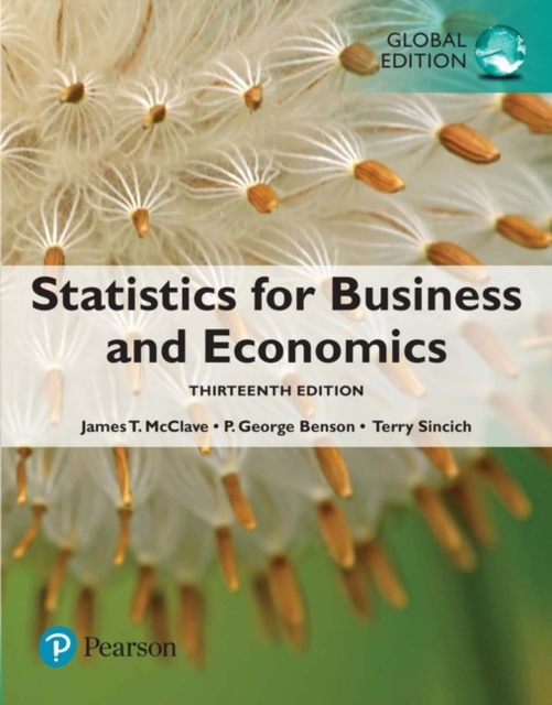 Statistics for Business and Economics plus Pearson MyLab Statistics with Pearson eText, Global Edition, Mixed media product Book