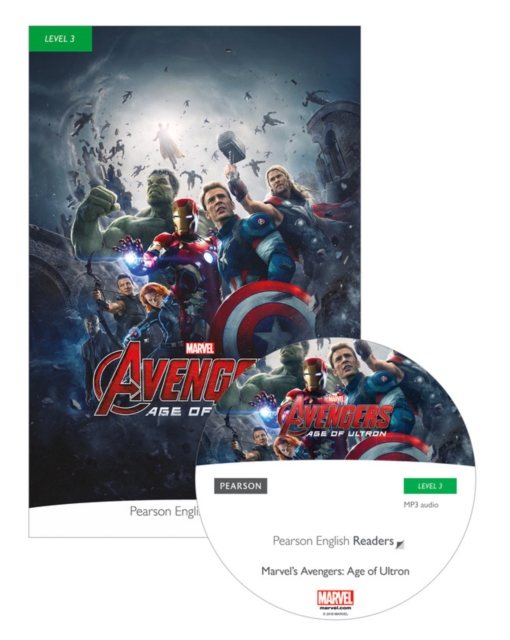 Pearson English Readers Level 3: Marvel - The Avengers - Age of Ultron (Book + CD), Mixed media product Book