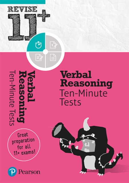Pearson REVISE 11+ Verbal Reasoning Ten-Minute Tests for the 2023 and 2024 exams, Paperback / softback Book