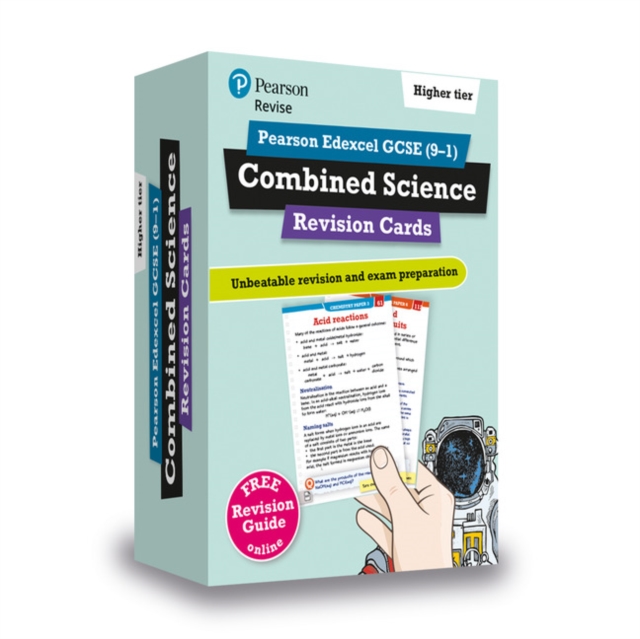 Pearson REVISE Edexcel GCSE Combined Science Higher Revision Cards (with free online Revision Guide): For 2024 and 2025 assessments and exams (Revise Edexcel GCSE Science 16), Multiple-component retail product Book