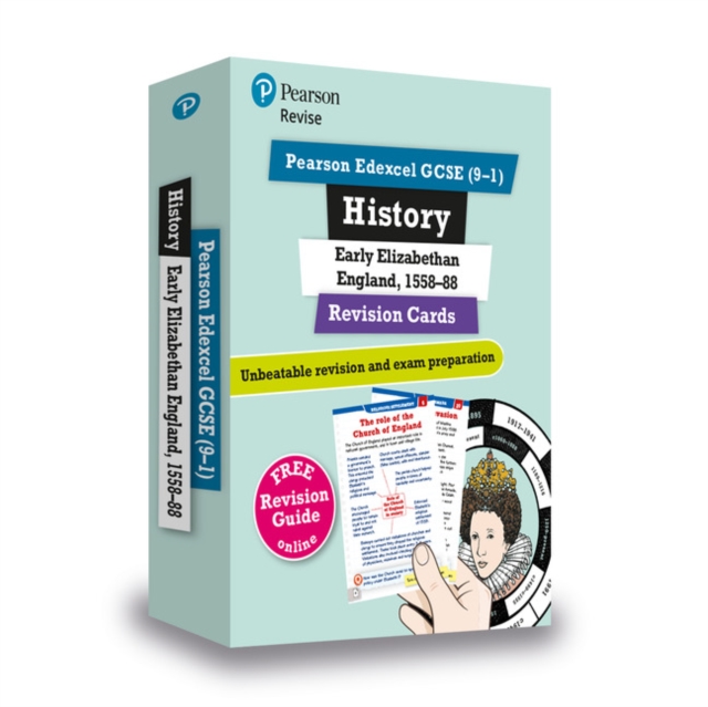 Pearson REVISE Edexcel GCSE History Elizabethan England Revision Cards (with free online Revision Guide and Workbook): For 2024 and 2025 exams (Revise Edexcel GCSE History 16), Multiple-component retail product Book