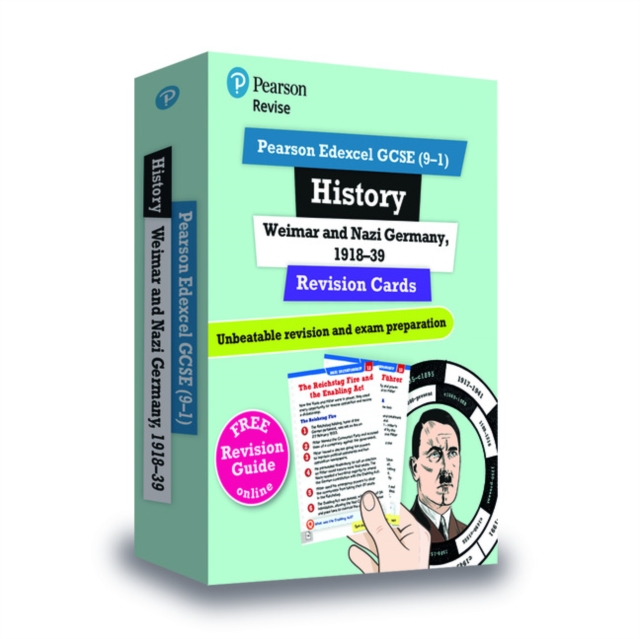 Pearson REVISE Edexcel GCSE History Weimar and Nazi Germany Revision Cards (with free online Revision Guide and Workbook): For 2024 and 2025 exams (Revise Edexcel GCSE History 16), Multiple-component retail product Book