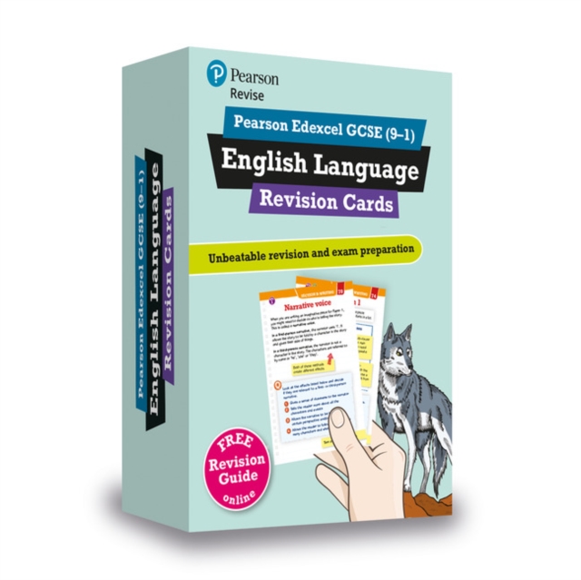 Pearson REVISE Edexcel GCSE English Language Revision Cards (with free online Revision Guide): For 2024 and 2025 assessments and exams (REVISE Edexcel GCSE English 2015), Multiple-component retail product Book