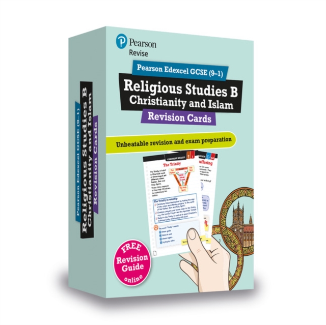 Pearson REVISE Edexcel GCSE Religious Studies Christianity and Islam Revision Cards (with free online Revision Guide): For 2024 and 2025 assessments and exams (Revise Edexcel GCSE Religious Studies 16, Multiple-component retail product Book
