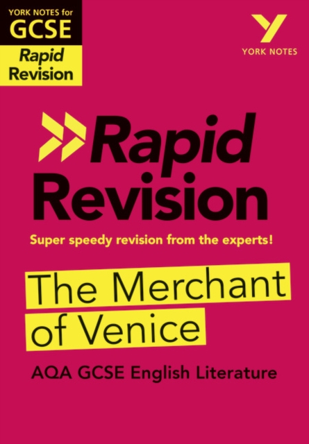 York Notes for AQA GCSE Rapid Revision: The Merchant of Venice catch up, revise and be ready for and 2023 and 2024 exams and assessments, Paperback / softback Book