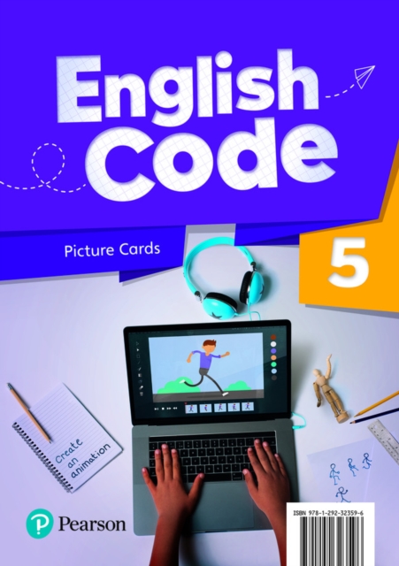 English Code American 5 Picture Cards, Cards Book