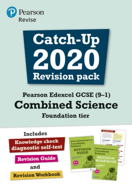Pearson REVISE Edexcel GCSE (9-1) Combined Science Foundation tier Catch-up Revision Pack : for home learning, 2022 and 2023 assessments and exams, Multiple-component retail product Book