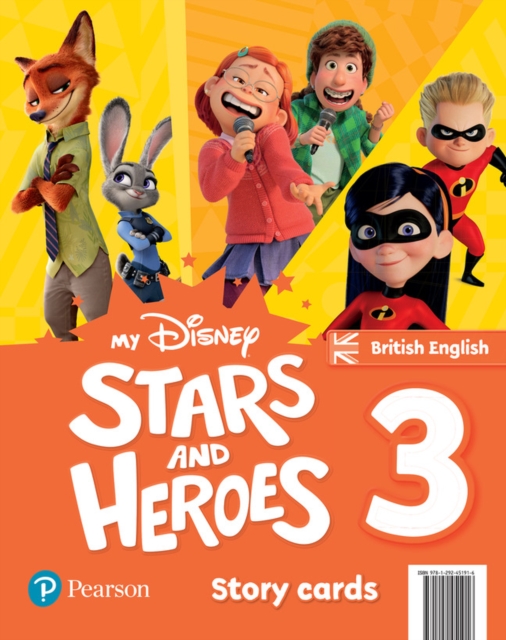 My Disney Stars and Heroes British Edition Level 3 Story Cards, Cards Book