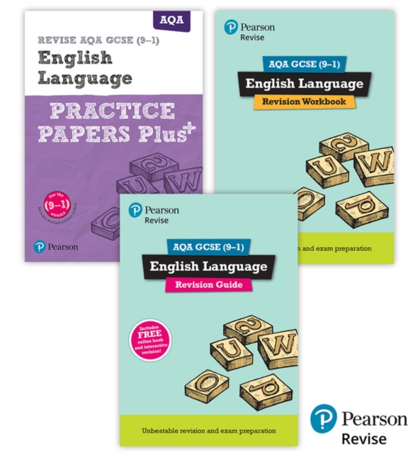 New Pearson Revise AQA GCSE (9-1) English Language Complete Revision & Practice Bundle - 2023 and 2024 exams, Multiple-component retail product Book