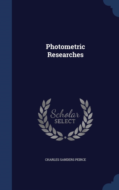 Photometric Researches, Hardback Book