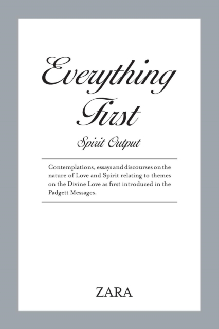 Everything First, Paperback / softback Book