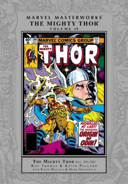 Marvel Masterworks: Thor Vol. 19, Hardback Book